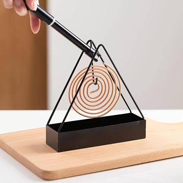 Simple Triangle-shaped Iron Mosquito Coil Holder