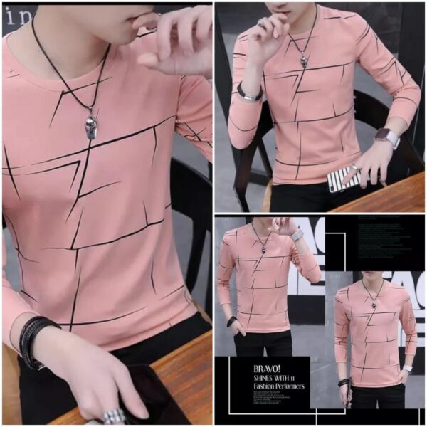 Fancy Cotton Jersey Full Sleeves T Shirt For Men